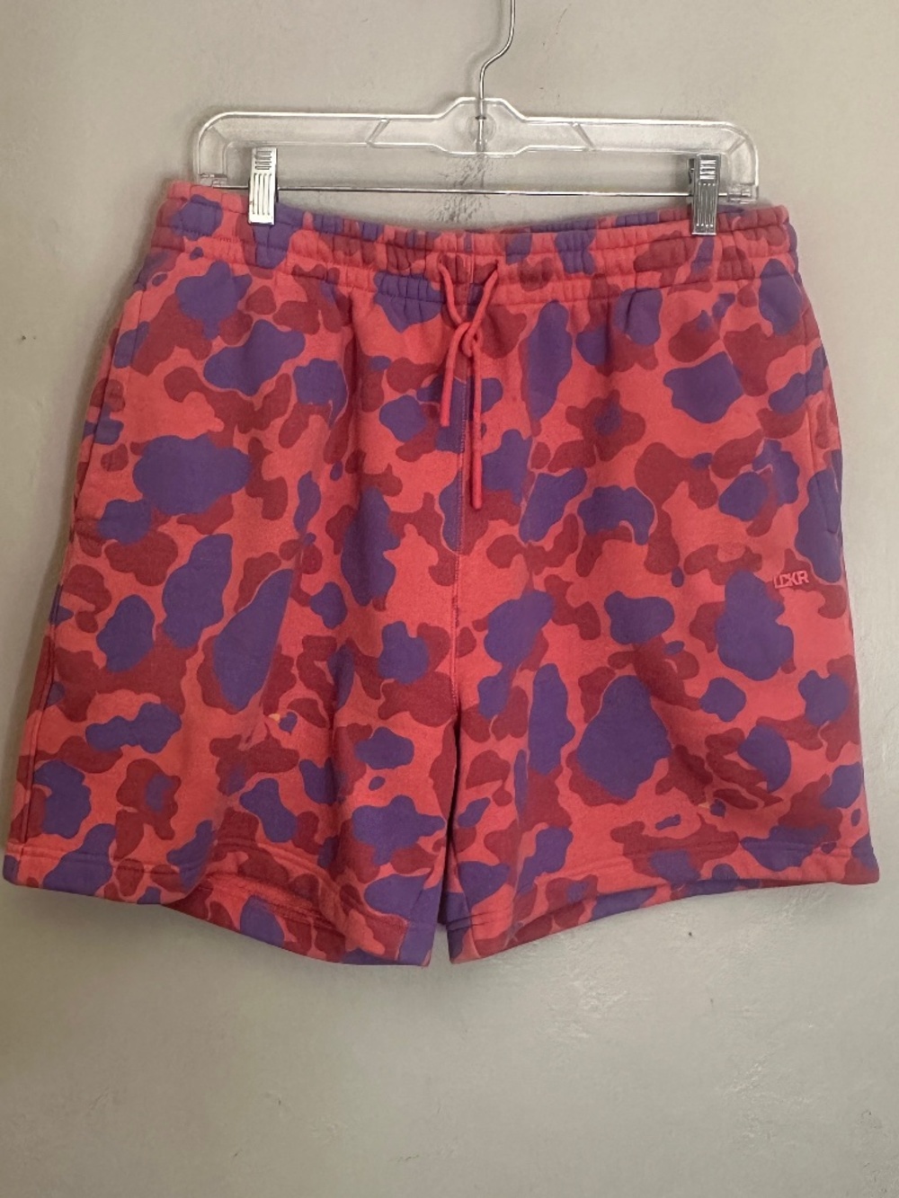 LCKR Camo Fleece Shorts Medium 36-42" waist 5.5" inseam Gently worn 70% cotton